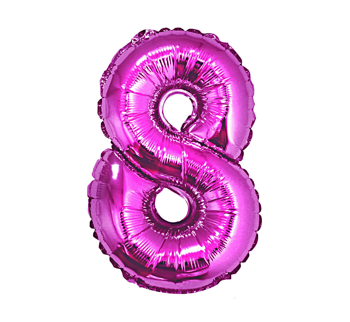 Balon foliowy Cyfra 8, różowa, 92 cm